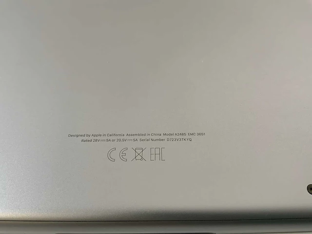 Apple macbook pro 16", m1 pro, 32 gb ram, 500 gb ssd laptop - afbeelding 7 van  7