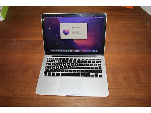 Apple macbook pro 2,9 ghz dual-core intel core i5. videokaart intel iris plus graphics 655 1536 mb. 8 gb ra... - afbeelding 2 van  6