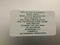 Apple macbook pro a1278 laptop (2x) - afbeelding 5 van  6