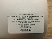 Apple macbook pro a1398(i7) laptop (2x) - afbeelding 7 van  8