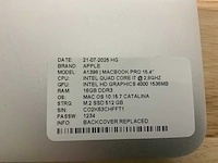 Apple macbook pro a1398(i7) laptop (2x) - afbeelding 6 van  8