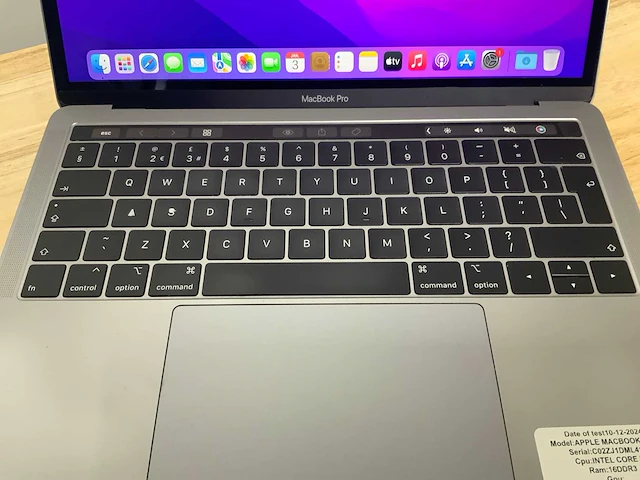 Apple macbook pro a2159 desktop - afbeelding 3 van  4