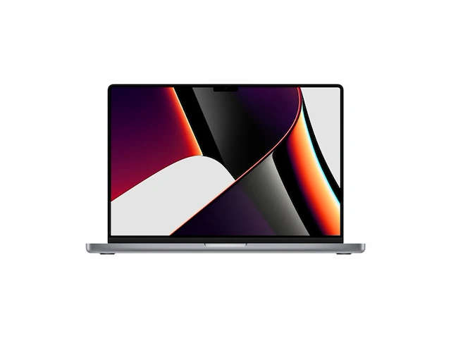 Apple macbook pro apple m m1 pro laptop 41,1 cm (16.2) 16 gb 512 gb ssd wi-fi 6 (802.11ax) macos monterey grijs qwertz - afbeelding 1 van  6