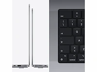 Apple macbook pro apple m m1 pro laptop 41,1 cm (16.2) 16 gb 512 gb ssd wi-fi 6 (802.11ax) macos monterey grijs qwertz - afbeelding 4 van  6