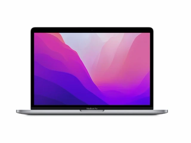 Apple macbook pro apple m m2 laptop 338 cm 13.3 8 gb 512 gb ssdwifi 6 802.11ax macos monterey grijs qwerty - afbeelding 1 van  4