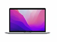Apple macbook pro apple m m2 laptop 338 cm 13.3 8 gb 512 gb ssdwifi 6 802.11ax macos monterey grijs qwerty - afbeelding 1 van  4