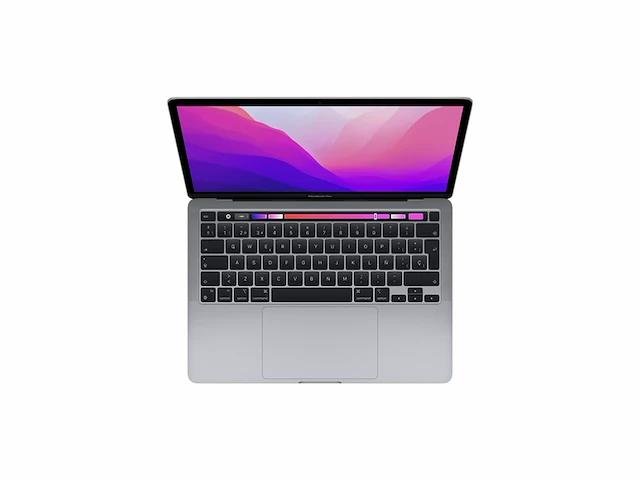 Apple macbook pro laptop retina display 13.3" apple m2 8gb 256gb ssd apple integrated 10-core gpu (space gray)qwerty - afbeelding 2 van  5