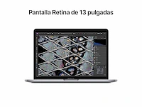 Apple macbook pro laptop retina display 13.3" apple m2 8gb 256gb ssd apple integrated 10-core gpu (space gray)qwerty - afbeelding 3 van  5