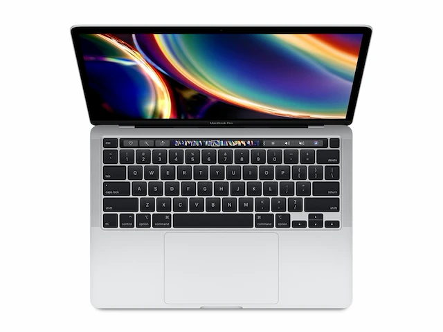 Apple macbook pro notebook 13.3" 2560 x 1600 pixels 10th gen intel core i5 16 gb lpddr4xsdram 512 gb ssd zilver qwertz - afbeelding 1 van  6