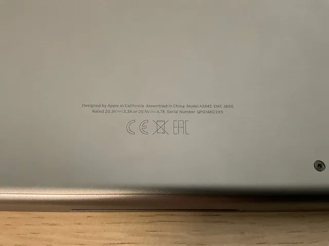 Apple macbookpro18,3 - afbeelding 7 van  7