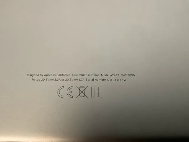 Apple macbookpro18,3 - afbeelding 8 van  8