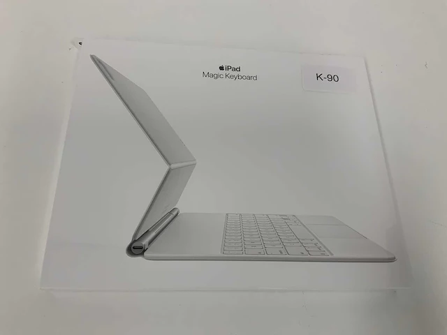 Apple magic keyboard for ipad pro 12.9-inch (3rd, 4th and 5th generation) - qwertz german - white - mjql3d/a - afbeelding 1 van  2