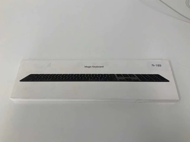 Apple magic keyboard with numeric keypad azerty space grey - afbeelding 1 van  2