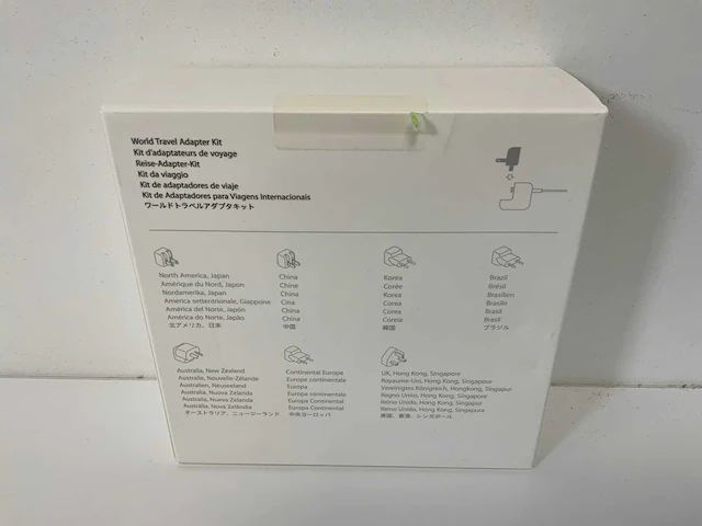 Apple (md837zm/a), apple world travel adapter kit (new) (21x) - afbeelding 5 van  9
