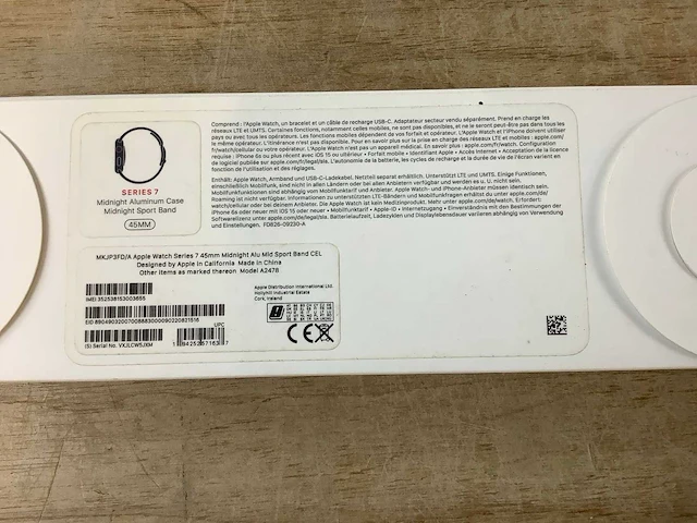 Apple series 7 smartwatch gps + midnight aluminium - afbeelding 7 van  7