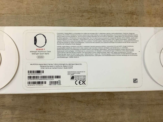 Apple series 7 smartwatch gps + midnight aluminium - afbeelding 7 van  7