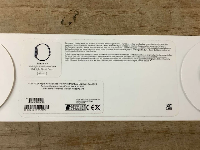 Apple series 7 smartwatch gps midnight aluminium - afbeelding 7 van  7