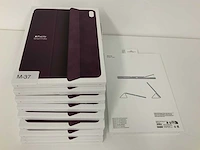 Apple smart folio voor de apple ipad air 11 inch (2025) m3 / (2024) m2 / air 5 (2022) / air 4 (2020) - dark cherry (9x) - afbeelding 1 van  1