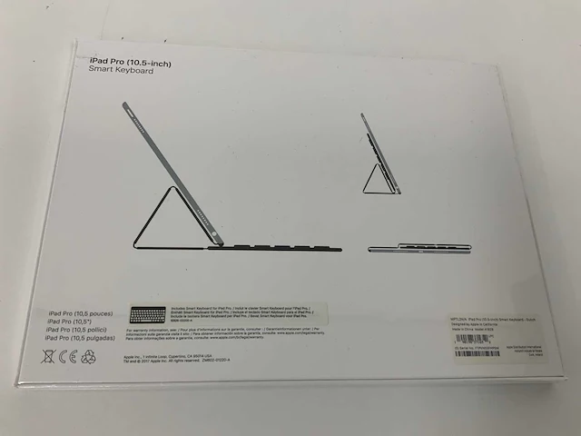 Apple smart keyboard for ipad pro 10.5-inch - qwerty nl - charcoal gray - mptl2n/a - afbeelding 2 van  2