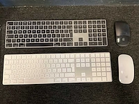 Apple toetsenbord met 2 muizen (3x) - afbeelding 2 van  3