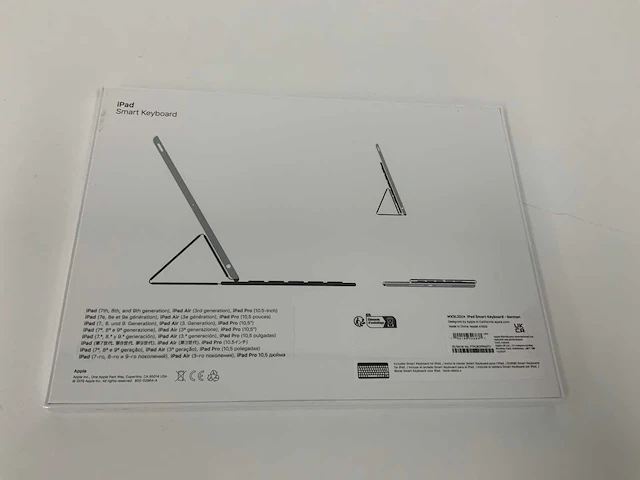 Apple toetsenbord voor ipad zwart, qwertz duits mx3l2d/a - afbeelding 2 van  2