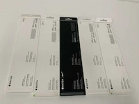 Apple watch 38/40/mm modern leren horlogeband diepzeeblauw - small (5x) - afbeelding 2 van  2