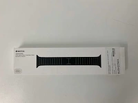 Apple watch 38mm link bracelet 316l space black stainless steel butterfly closure - afbeelding 1 van  2