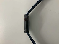 Apple watch 6 44mm gps space gray aluminium with midnight blue wristband - afbeelding 3 van  4
