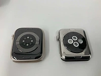 Apple watch 7 nike gps, 45 mm aluminium starlight with pure platinum/black sport band mkna3nf/a (2x) - afbeelding 5 van  5