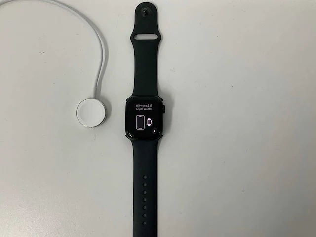 Apple watch a2770 series 8 41mm gps aluminium midnight - afbeelding 1 van  5