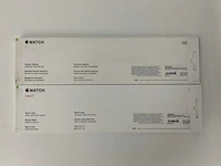 Apple watch red sport loop 38/40mm & sunset modern buckle medium 38/40mm (5x) - afbeelding 2 van  2