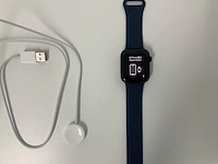 Apple watch se (2022) 44mm gps midnight aluminium with midnight blue wristband - afbeelding 1 van  5