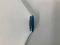 Apple watch series 7 45mm gps blue aluminium with white wristband - afbeelding 3 van  5