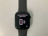 Apple watch series 8 45mm gps midnight aluminium with grey wristband - afbeelding 2 van  5