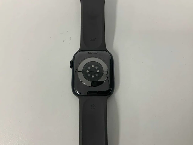 Apple watch series 8 45mm gps midnight aluminium with grey wristband - afbeelding 5 van  5