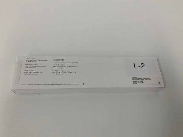 Apple watch space black link bracelet stainless steel 38/40mm - mj5h2zm/a - afbeelding 2 van  2