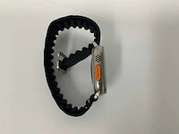 Apple watch ultra 49mm gps+cellular natural titanium with black wristband - afbeelding 4 van  5