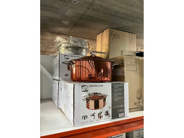 Aps ronde chaving dishes (4x) - afbeelding 7 van  7