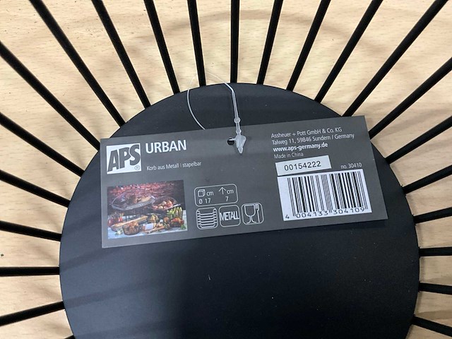 Aps urban metalen mandjes (10x) - afbeelding 5 van  6