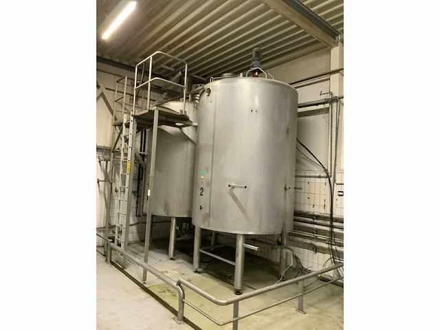 Apv roestvaststalen gisttank (2x) - afbeelding 2 van  9