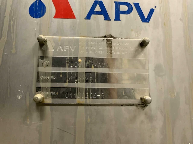 Apv roestvaststalen gisttank (2x) - afbeelding 3 van  9