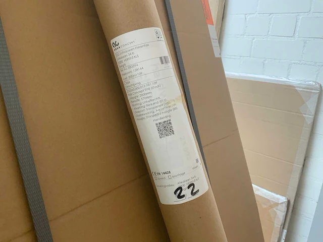 Aqua concept douchewand transparant 57cm. - afbeelding 3 van  4