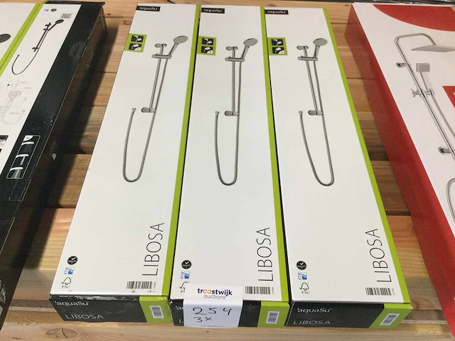 Aqua su - libosa - handdouche met glijstang. (3x) - afbeelding 1 van  5