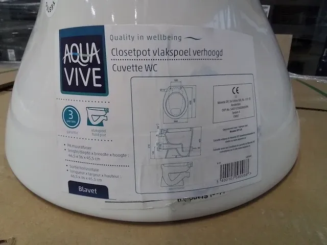 Aqua vive - blavet - toilet (10x) - afbeelding 2 van  4