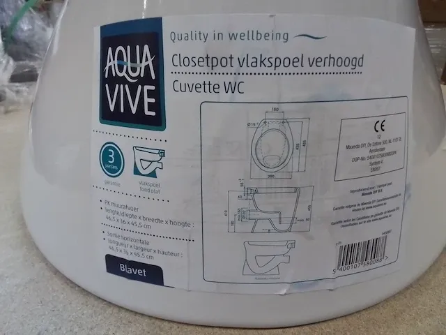 Aqua vive - blavet - toilet (5x) - afbeelding 3 van  3