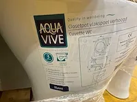 Aqua vive blavet closetpot vlakspoel verhoogd (10x) - afbeelding 5 van  6