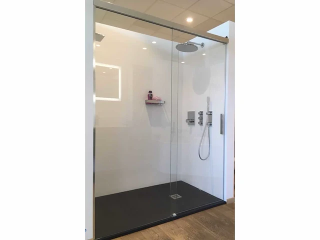 Aquaconcept slide easy 341 douche slide deur - afbeelding 1 van  4