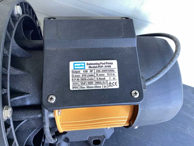 Aquaking fcp-370s zwembad pomp - afbeelding 3 van  9
