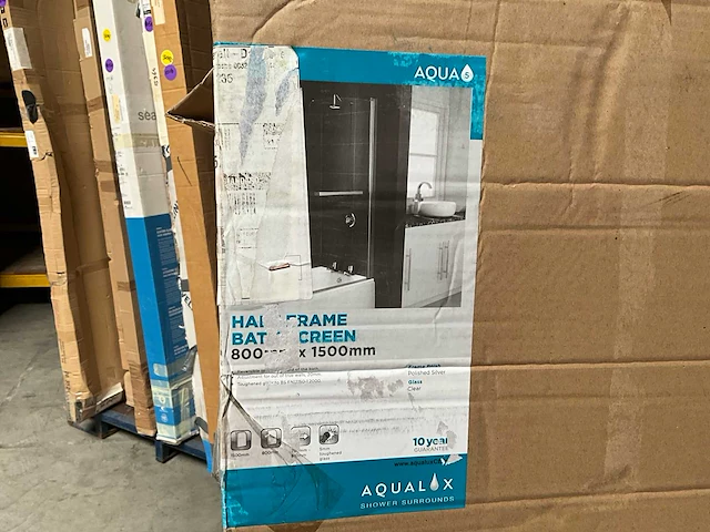 Aqualux badwand 80x150 cm - afbeelding 3 van  4