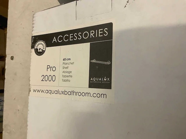 Aqualux pro 2000 planchet 60cm - afbeelding 5 van  5
